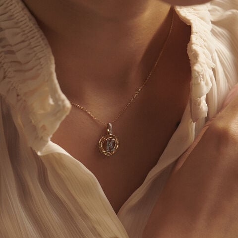 Brilliant Personalised Diamond Pendant