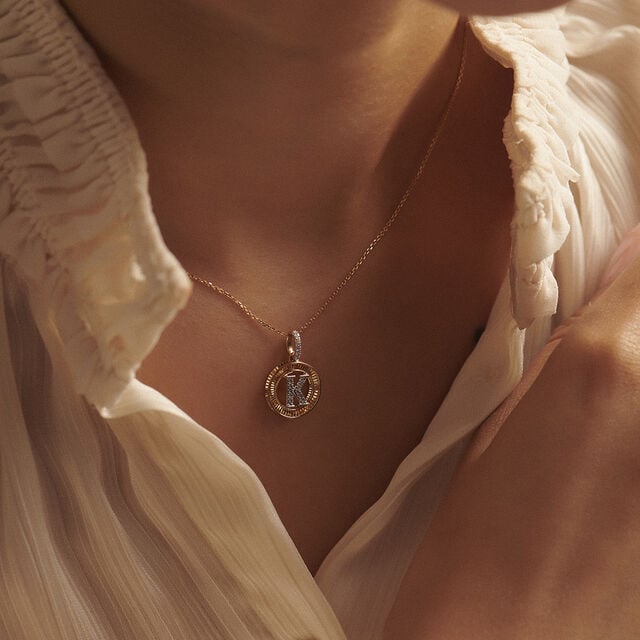 Brilliant Personalised Diamond Pendant,,hi-res image number null