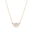 14KT Rose Gold Resplendent Flower Diamond Pendant With Chain,,hi-res view 2