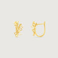 Flutter Bloom Gold bracelet Earrings,,hi-res view 4