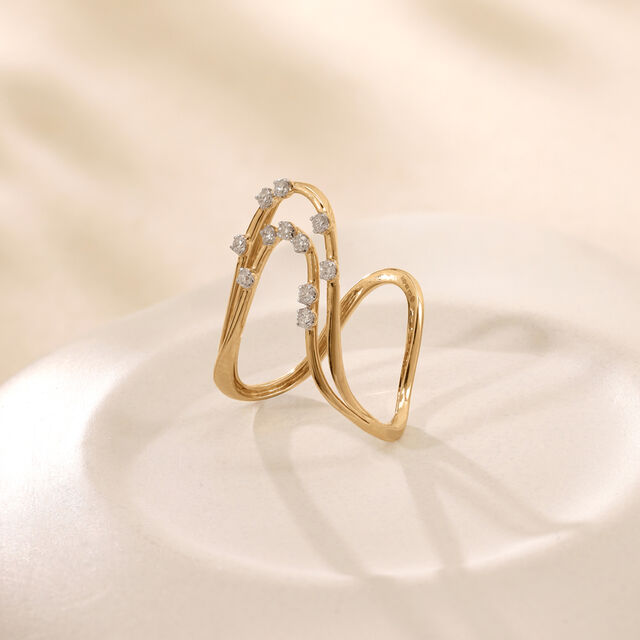 Serene Drift Diamond Ring,,hi-res image number null