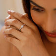 Radiant Fusion Solitaire Finger Ring,,hi-res view 2