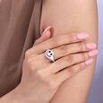 Star Gaze Silver Ring,,hi-res view 2