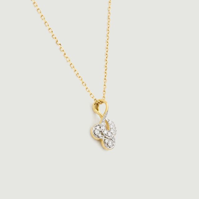Charming Diya Diamond Pendant,,hi-res image number null