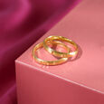 Solidarity Band 18KT Gold Couple Ring-Single Piece,,hi-res view 2