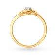 Mia by Tanishq 14KT Yellow Gold Ring for Women in Flower Windmill design,,hi-res view 3