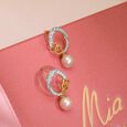 Playful Love Diamond Drop Earrings,,hi-res view 1