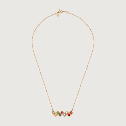 Gemstone Symphony 14KT The Navratna Pendant Chain