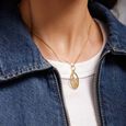 Leafy Babe Gold Pendant,,hi-res view 2