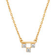 14KT Trilogy Brilliance Diamond Necklace,,hi-res view 3