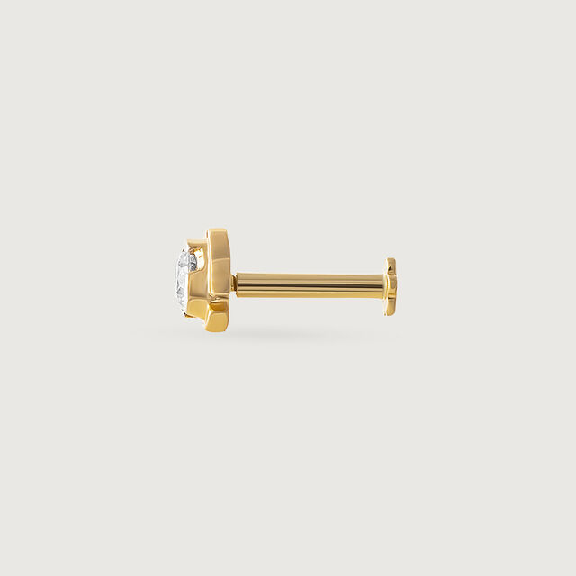 Orbit Spark Gold and Diamond Nose Pin,,hi-res image number null