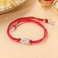 Forever Link Silver Rakhi,,hi-res view 1