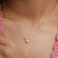 Heart Pop Gold Necklace,,hi-res view 2