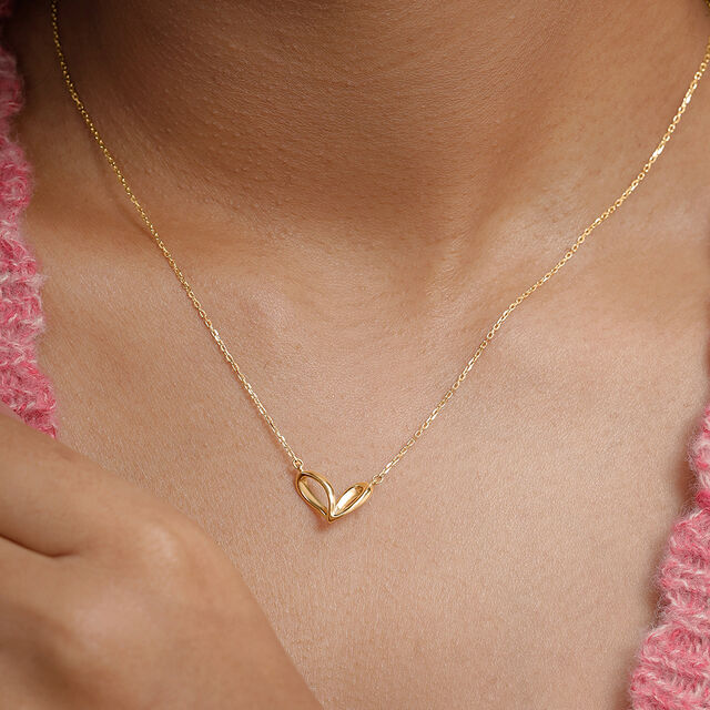 Heart Pop Gold Necklace,,hi-res image number null