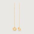 Twisted Charm Gold Sui Dhaga Earrings,,hi-res view 4