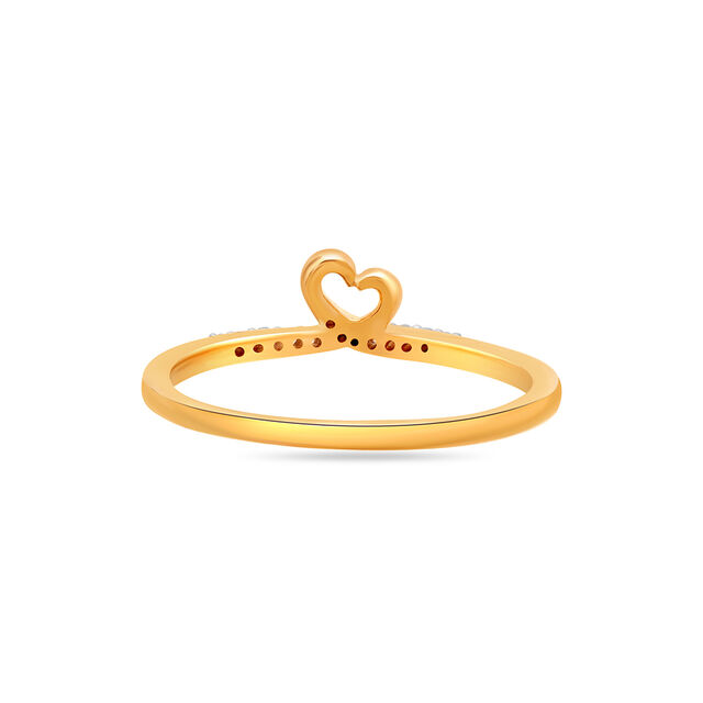14KT Yellow Gold Unique Relationships Diamond Ring,,hi-res image number null