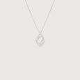 Contemporary Triangle Silver Necklace,,hi-res view 3