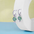 Fresh Twist Silver Drop Earrings,,hi-res view 1