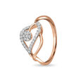 18 KT Exquisite Rose Gold Ring,,hi-res view 1