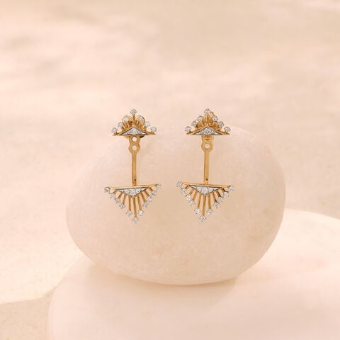 Radiant Balance Diamond Drop Earrings