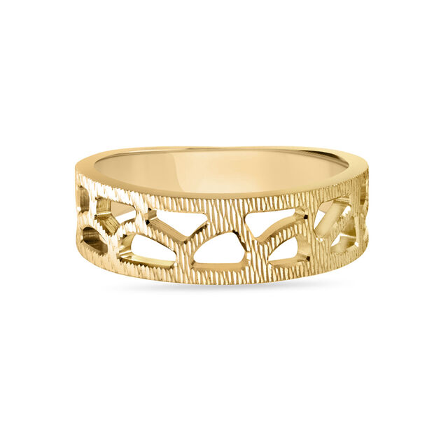 18 KT Yellow Gold Celtic Ring,,hi-res view 2