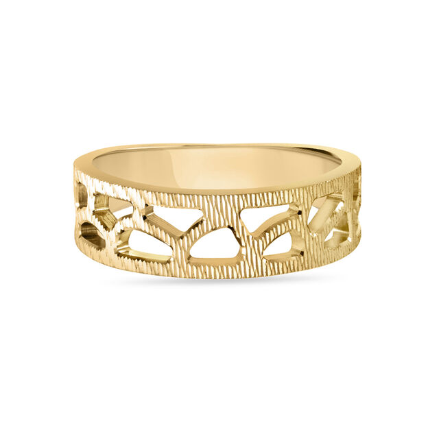 18KT Yellow Gold Celtic Ring,,hi-res view 2