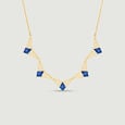 Azure Rays Topaz Gold Necklace,,hi-res view 4