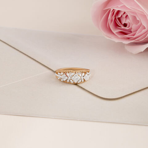Everlasting Bond Gold & Diamond Finger Ring