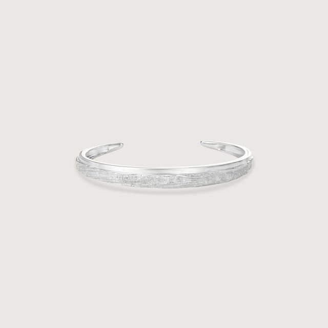 Dual Finish Silver Kada,,hi-res image number null