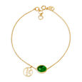 14KT Taurus Birthstone Yellow Gold Bracelet,,hi-res view 1