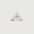 Glimmering Summit Gold & Diamond Nose Pin,,hi-res view 2