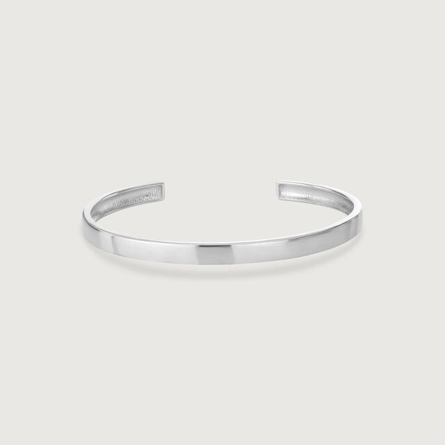 Classic Polished Silver Kada,,hi-res image number null