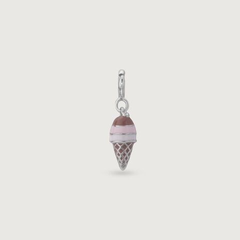 Sweet Scoop Silver Charm