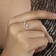 Disco Beat Gold & Diamond Finger Ring,,hi-res view 3