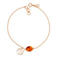 Mia by Tanishq 14KT Scorpio Birthstone Rose Gold Bracelet,,hi-res view 1