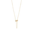 14KT Yellow Gold Chain & Pendant - Sight Of Dolphins,,hi-res view 2