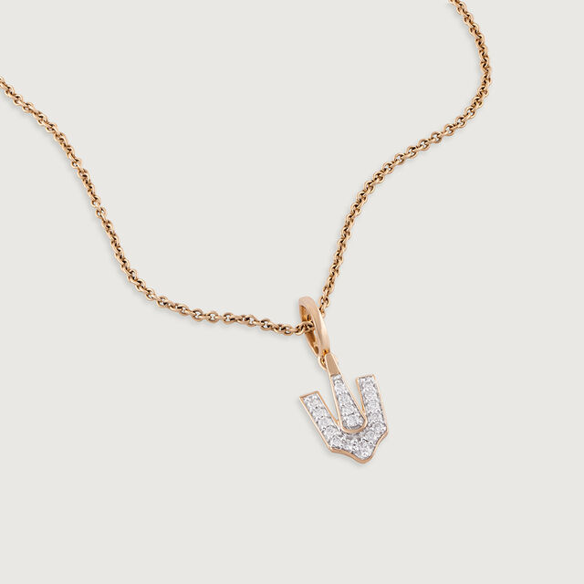 Tirupati Balaji Gold and Diamond Pendant,,hi-res image number null