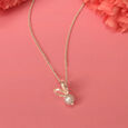 Bunny Love Pearl Pendant,,hi-res view 2