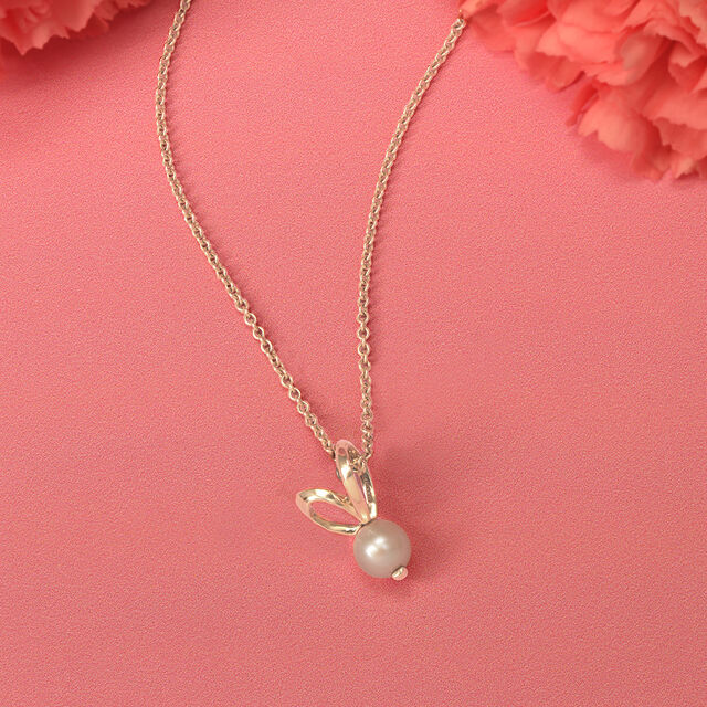 Bunny Love Pearl Pendant,,hi-res image number null