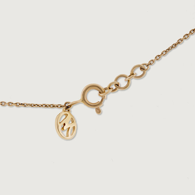 Minimalist Sleek Gold & Diamond Necklace,,hi-res image number null