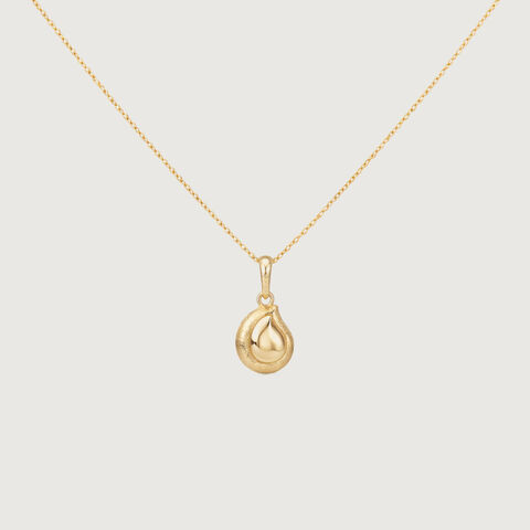Golden Halo Drop Pendant