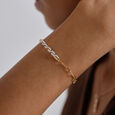 Dynamic Geometric Diamond Bracelet,,hi-res view 2