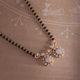 Glowing Grace 18 Kt Gold and Diamond Vati Mangalsutra,,hi-res view 1