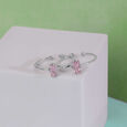 Pretty Blush Silver Toe Rings,,hi-res view 1
