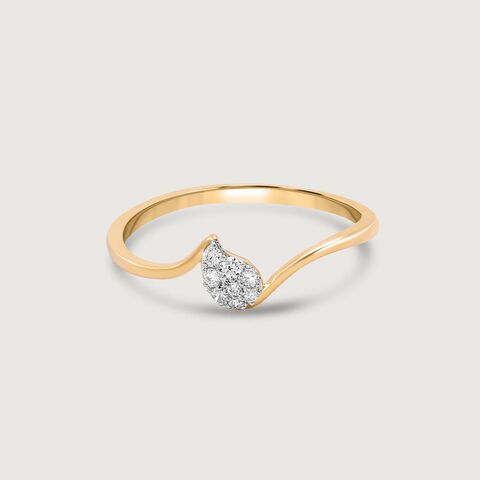 Paisley Spark Diamond Ring