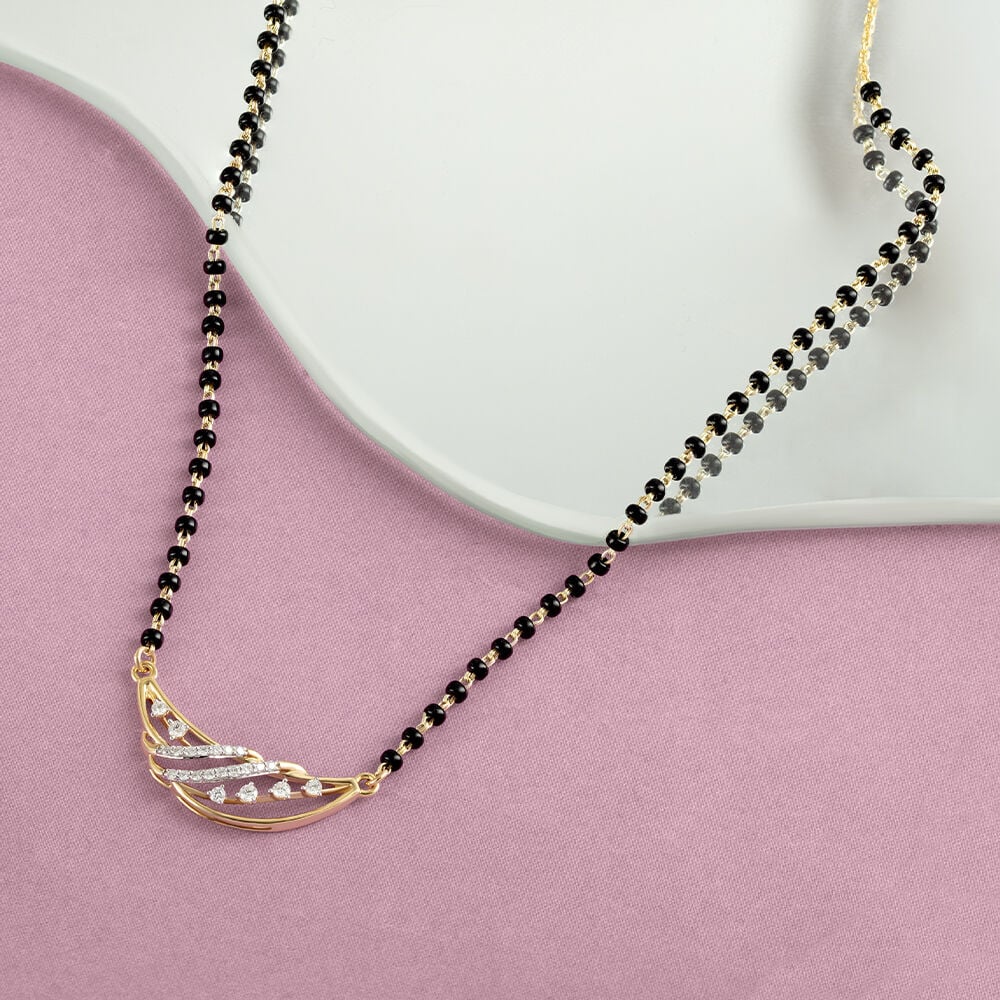 Tanishq diamond mangalsutra with price on sale