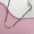 Woven Waves Gold and Diamond Mangalsutra,,hi-res view 1