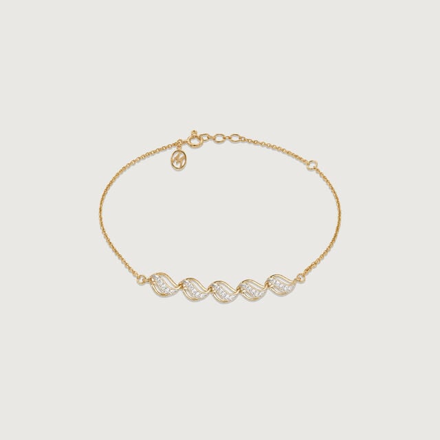 Fluid Flame Diamond Bracelet,,hi-res image number null
