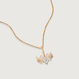 Balaji Shankh Chakra Namah Gold and Diamond Pendant,,hi-res view 3