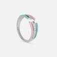 Pastel Pop Silver Finger Ring,,hi-res view 4